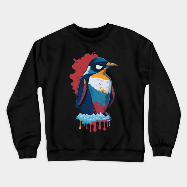 Penguin Wonderland - Where Cuteness Reigns Crewneck Sweatshirt by Moulezitouna